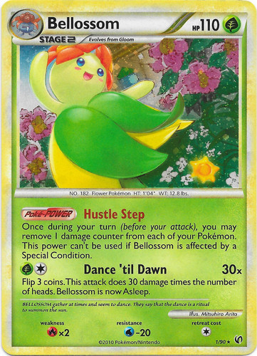 Bellossom Rare Pokemon Card Legends Awakened 20/146