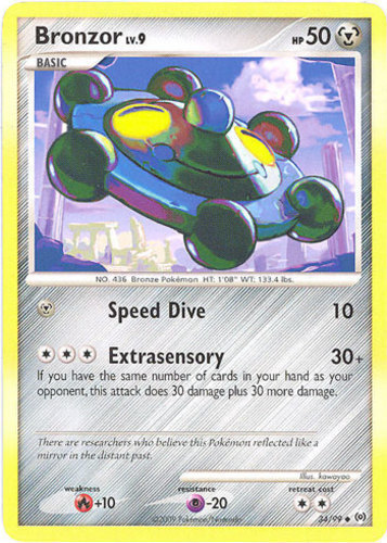 Pokemon Karte Trading Card Game Platin Arceus Nr 54/99 Bronzel 