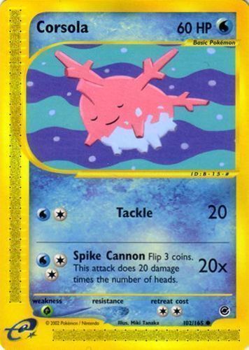 Pokemon BREAKpoint Corsola Single Card Common 