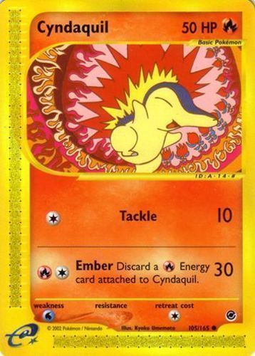 Cyndaquil 61/105 Neo Destiny Non Holo Common Light Play LP Pokemon DNA GAMES 