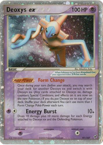 PL WC-2006 Pokemon DEOXYS EX Card EMERALD Set 93/106 Rare World Champs PLAYED 