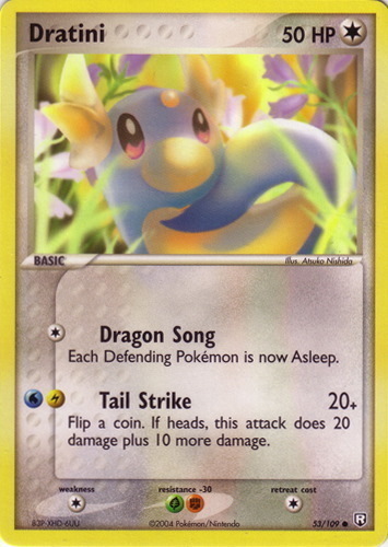 Pokemon Card NM Dratini 46//101 Ex Dragon Frontiers MINT