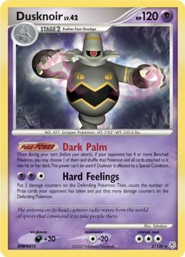 NM Dusknoir 1/100 Holo Rare  Stormfront Pokemon Card 