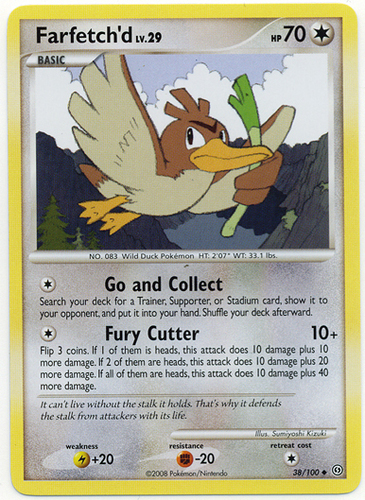 Farfetch’d 40/130 2nd Edition Pokemon Pokemon Card
