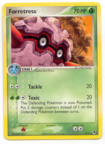 Pokemon HS Undaunted Forretress Holo Excellent to Near Mint condition