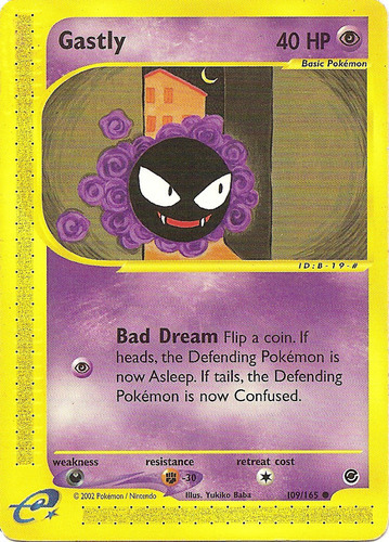 Details about   Pokemon 2015 Gastly Card 58/162 