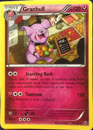 EX Unseen Forces Granbull 39/115 EXCELLENT Stamped Reverse Holo Uncommon TCG!! 