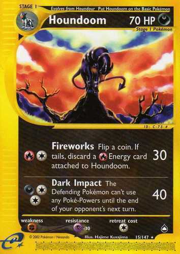 Houndoom 56/101 Plasma Blast Reverse Holo Mint Pokemon Card