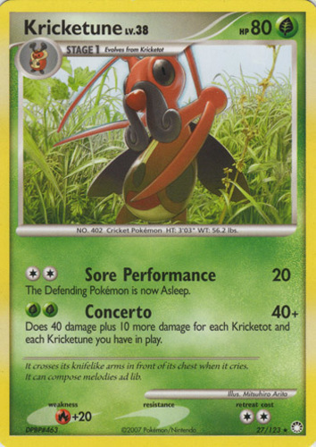 Pokemon Card Kricketune Triumphant #24/102