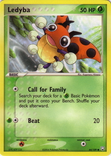 Ledyba 63/111 Neo Genesis Pokemon Card