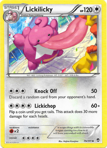 Details about   2018 Pokemon Lickilicky Stage 1 Rare Card 103/156 In Mint Condition