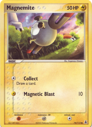 Magnemite 59/92 Non-Holo Ex Legend Maker Pokemon Card ~ Near Mint 