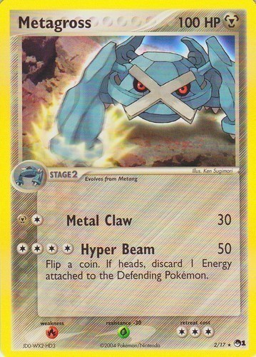 Carte Metagross Holo 005/019 1ED Pokemon Card 