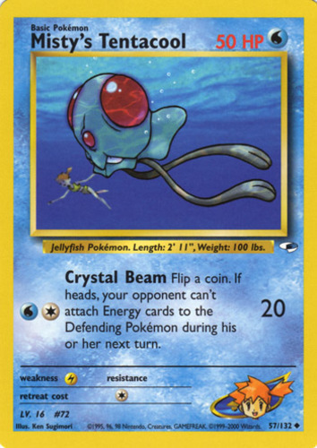 Tentacool #113/147 Aquapolis Pokemon Cards 2003 NM+