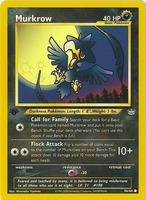 Pokemon POP 1 Promo Murkrow Card #8/17 NM/M