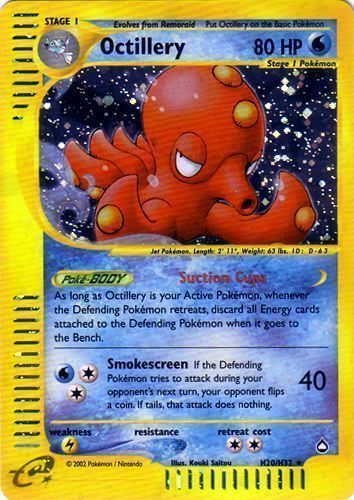 2001 Pokemon Neo Revelation Octillery Uncommon 1st Edition 34/64 PSA 10 POP 17