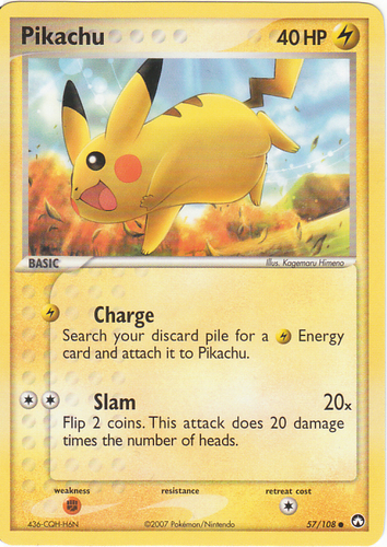 Burning Shadows REVERSE HOLO Pack Fresh NM Pokemon Card Pikachu 40/147 
