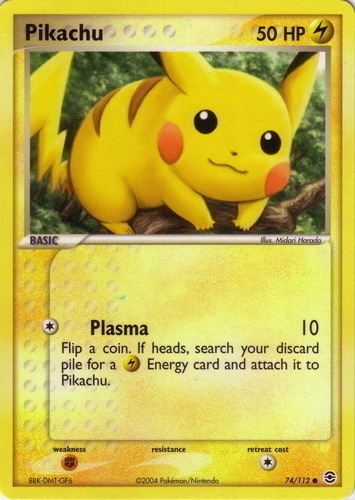 Pokemon Card Trading Card Game Jungle nr 60/64 Pikachu 