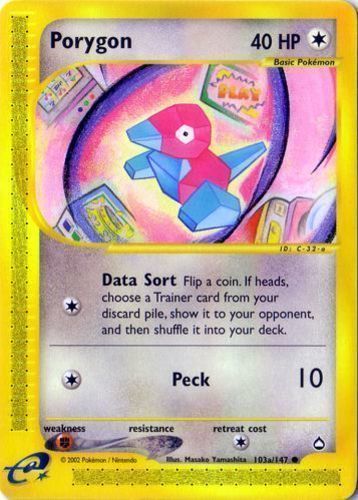 Pokemon TCG Cards Porygon 48/82 Team Rocket Uncommon NM-M 