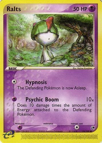 4x Pokemon XY BREAKthrough Ralts 68/162 Common Card 