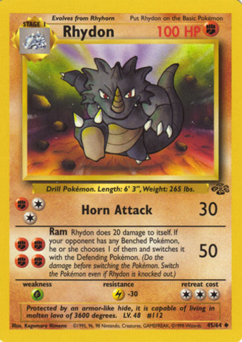 NM // M Unplayed Jungle Pokemon Card 1st Edition Nidorina 40//64