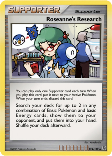 INV7311 2009 ROSEANNE'S RESEARCH WORLD CHAMPIONSHIPS POKEMON 125/132 CARD