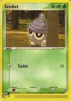 Seedot EX Sandstorm NM 76/100 Pokemon Card 