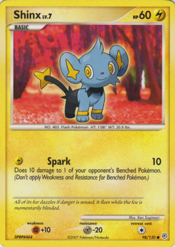 Shinx 44/122 XY BREAKPoint Reverse Holo Common NM or Better