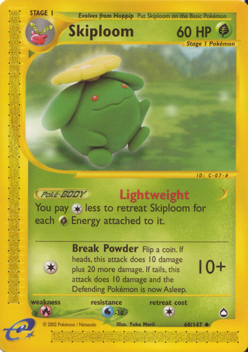 Skiploom Uncommon Pokemon Card 1st Edition Neo Genesis 49/111 
