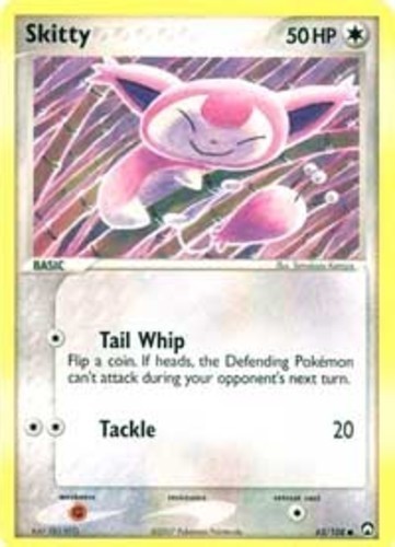 Base Set Skitty 93/127 CommonPlatinum Pokemon Card