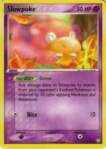 Slowpoke Legendary Collection EX 93/110 Pokemon Card