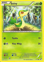 Pokemon SNIVY 11/149 COMMON NM CARD  BOUNDARIES CROSSED 