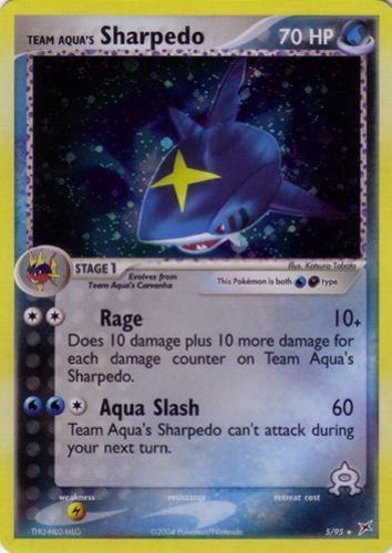 Details about   Sharpedo 22/109 Ex Ruby And Sapphire Pokémon Card LP! 