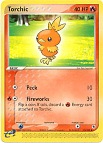 Pokemon TORCHIC 15/108 COMMON NM CARD  DARK EXPLORERS 