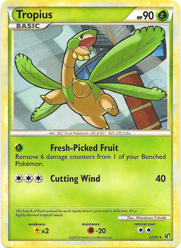 Tropius 12//108 Roaring Skies Reverse Holo Mint Pokemon Card