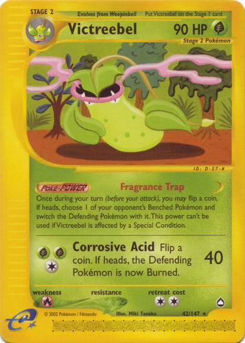 Victreebel 30/64 Rare Non Holo Jungle Pokemon Card $1 Flat Shipping NM / M 