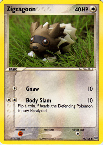 Primal Clash Pokemon Card Zigzagoon 111/160 CommonXY